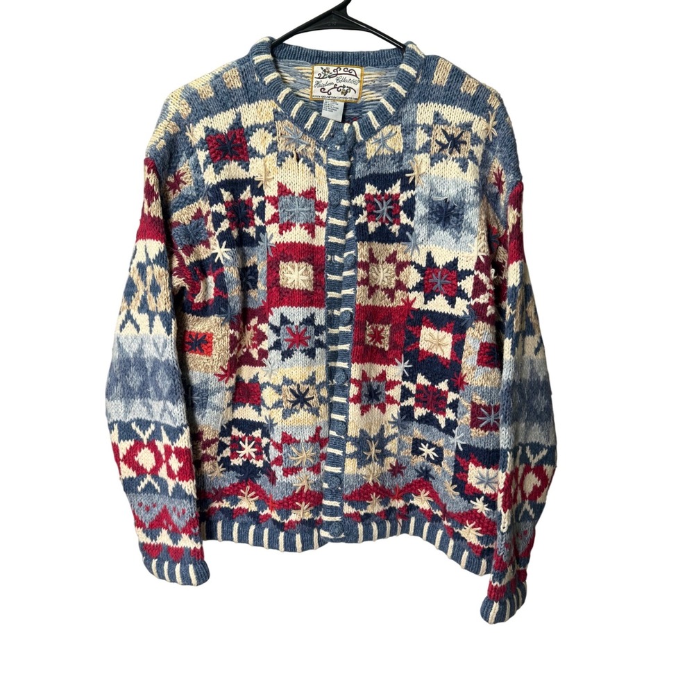 Heirloom Collectibles 2000 4th‎ of July Knit Cardigan